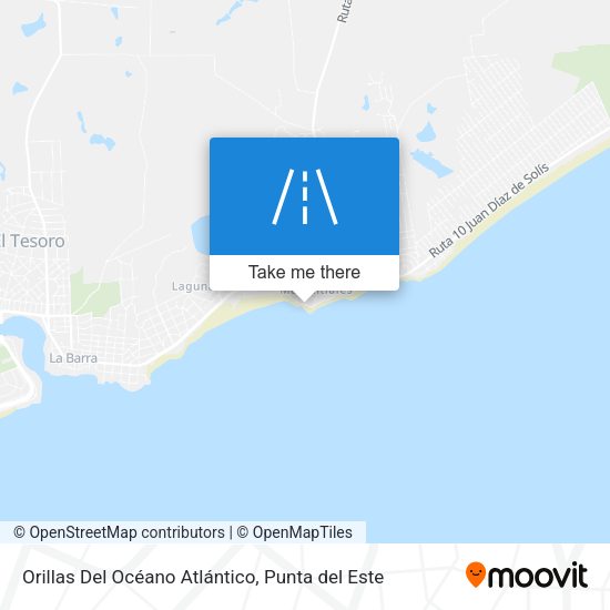 Orillas Del Océano Atlántico map