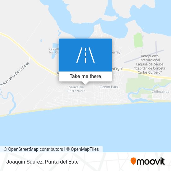 Mapa de Joaquín Suárez
