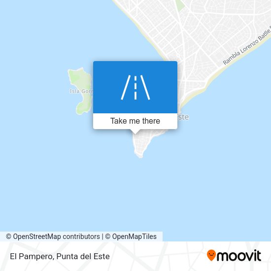 Mapa de El Pampero