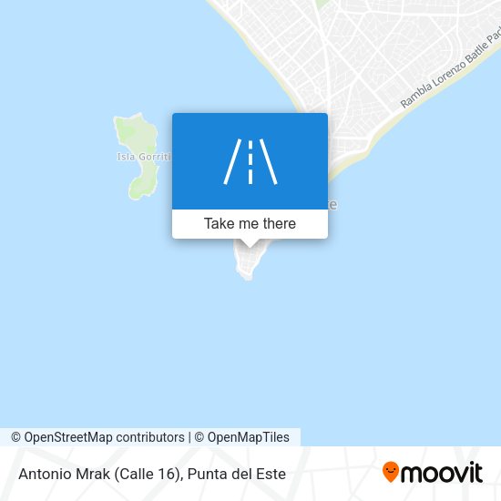 Antonio Mrak (Calle 16) map