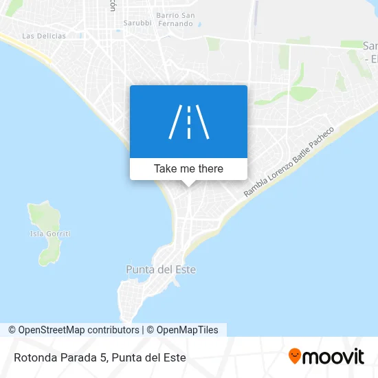 Rotonda Parada 5 map