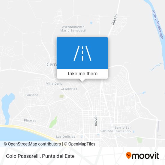 Colo Passarelli map