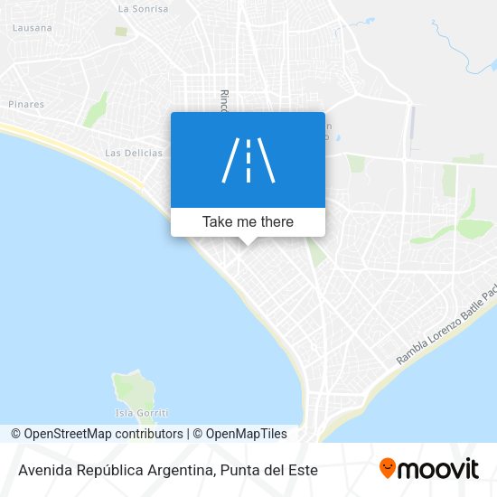 Avenida República Argentina map