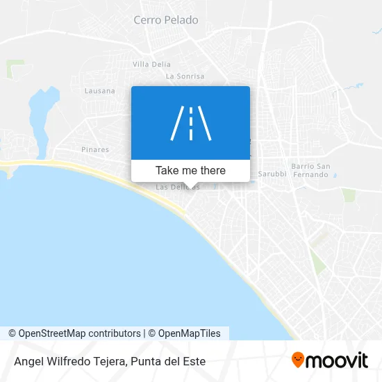 Angel Wilfredo Tejera map