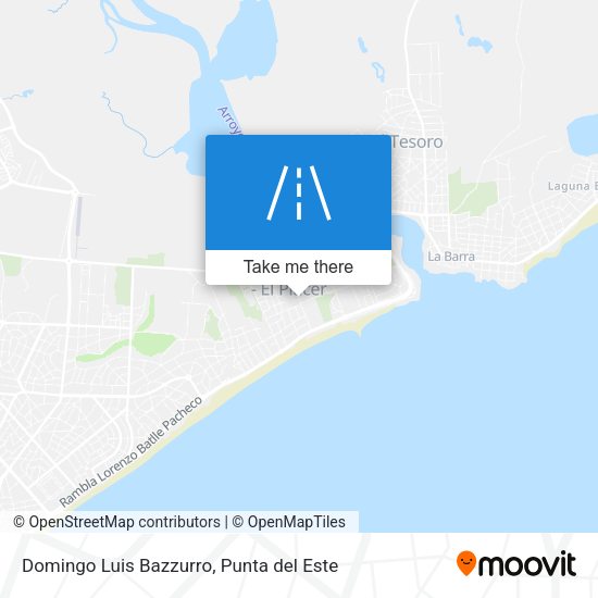 Domingo Luis Bazzurro map