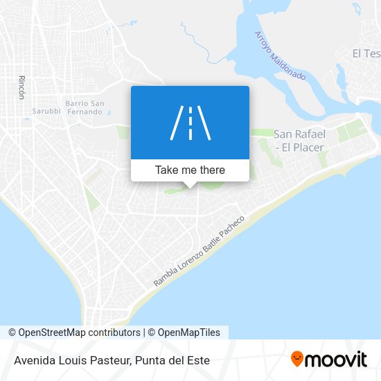 Avenida Louis Pasteur map