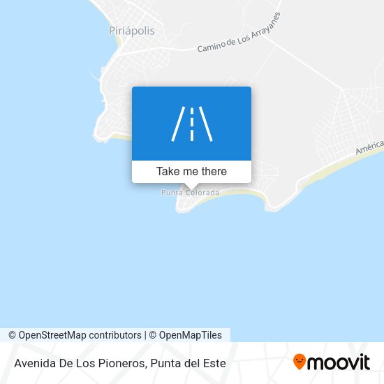 Avenida De Los Pioneros map
