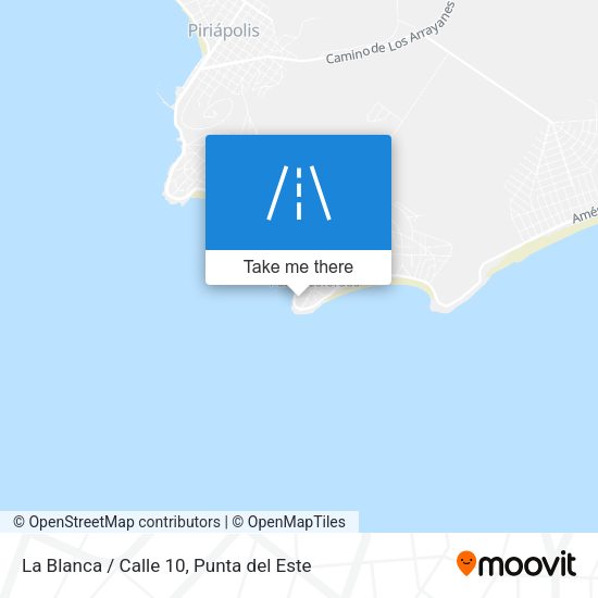 La Blanca / Calle 10 map