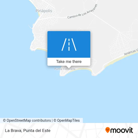 La Brava map