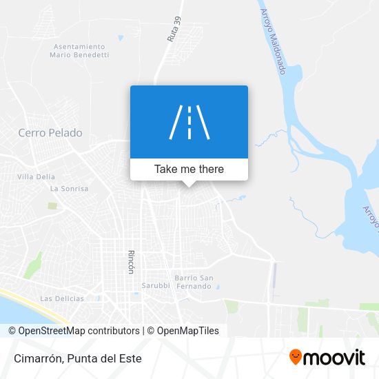Mapa de Cimarrón