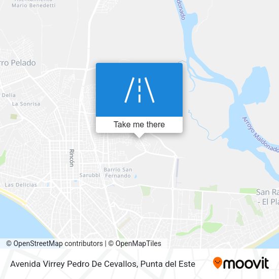 Mapa de Avenida Virrey Pedro De Cevallos