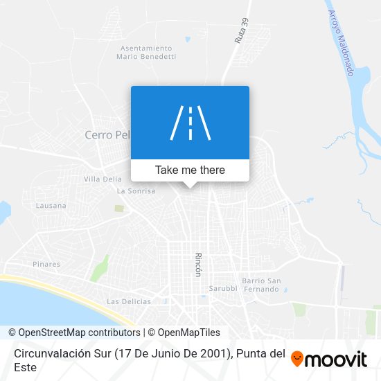 Mapa de Circunvalación Sur (17 De Junio De 2001)