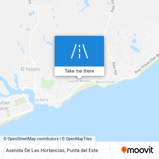 Mapa de Avenida De Las Hortencias