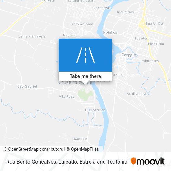 Rua Bento Gonçalves map