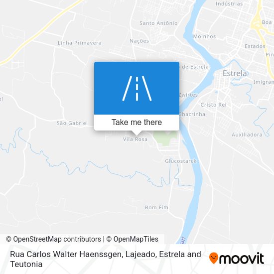 Rua Carlos Walter Haenssgen map