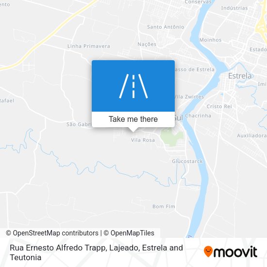 Rua Ernesto Alfredo Trapp map