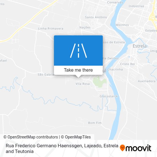 Rua Frederico Germano Haenssgen map