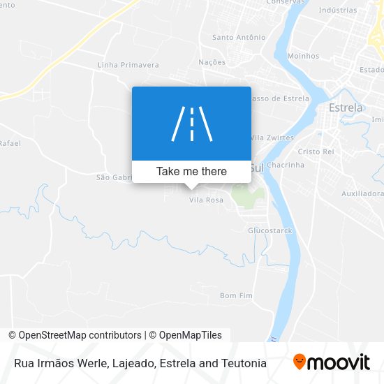 Rua Irmãos Werle map