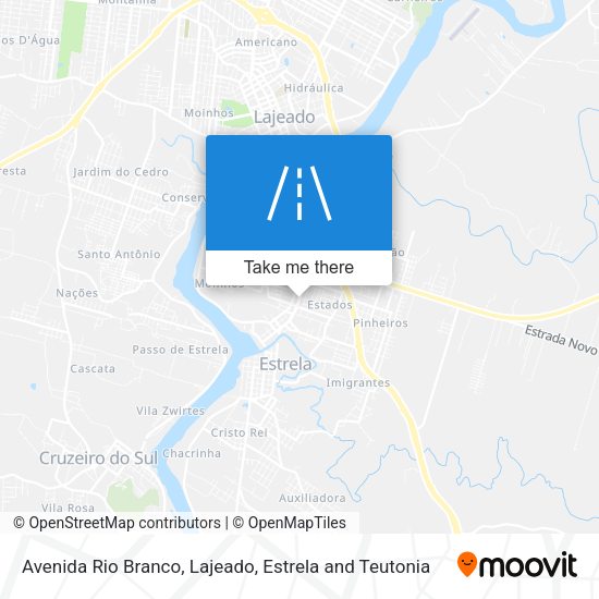 Avenida Rio Branco map