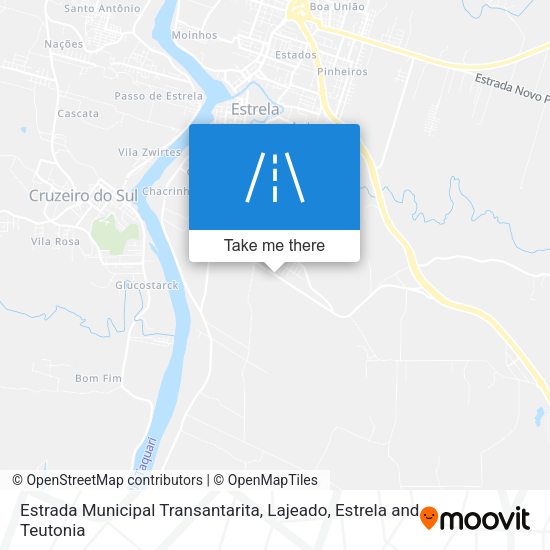Estrada Municipal Transantarita map