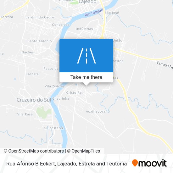 Rua Afonso B Eckert map