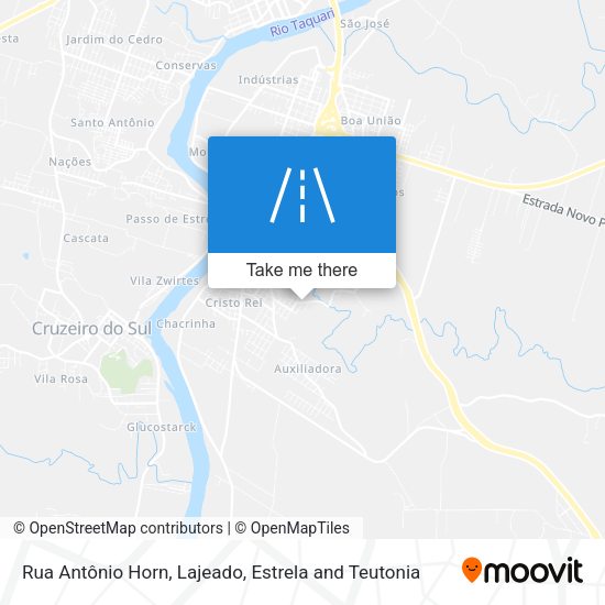 Rua Antônio Horn map