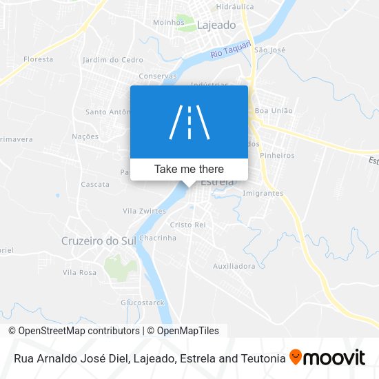 Rua Arnaldo José Diel map