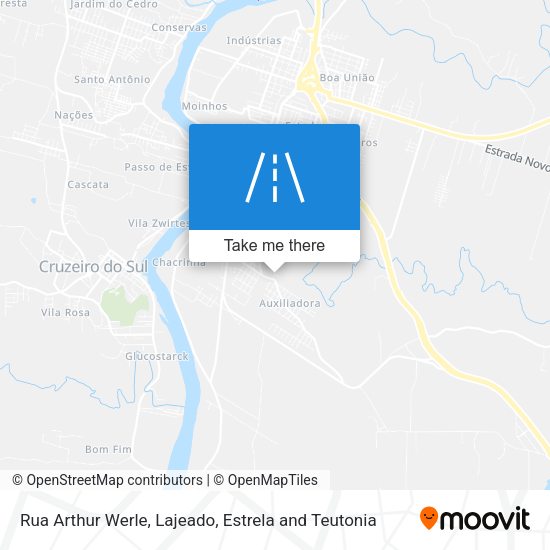 Rua Arthur Werle map