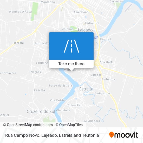 Rua Campo Novo map