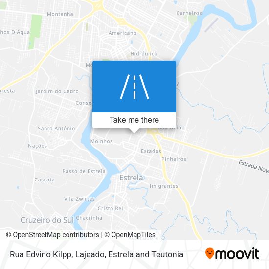Rua Edvino Kilpp map