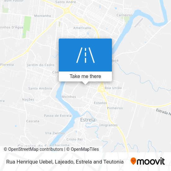 Rua Henrique Uebel map