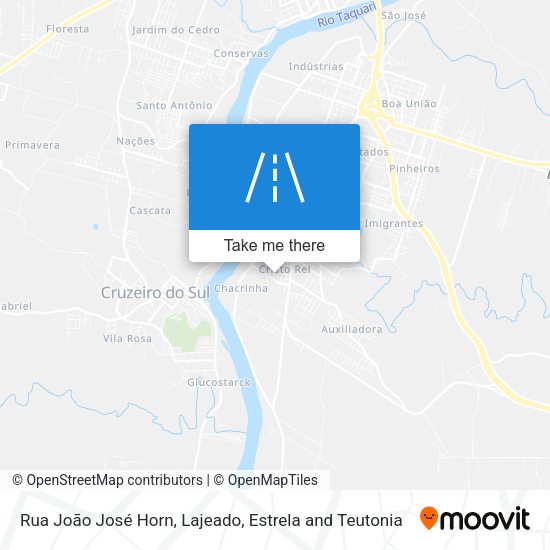 Rua João José Horn map