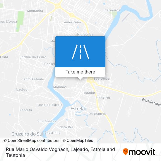 Rua Mario Osvaldo Vognach map