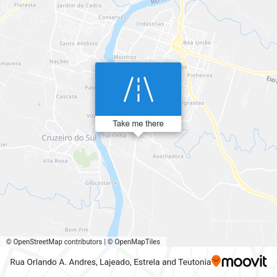 Rua Orlando A. Andres map