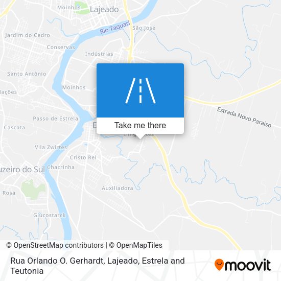 Rua Orlando O. Gerhardt map