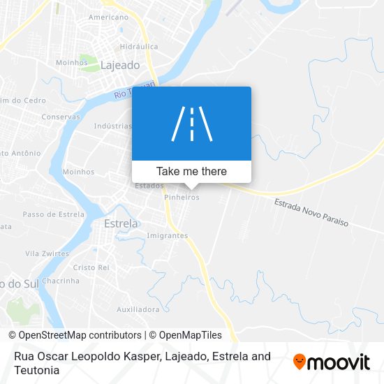 Rua Oscar Leopoldo Kasper map