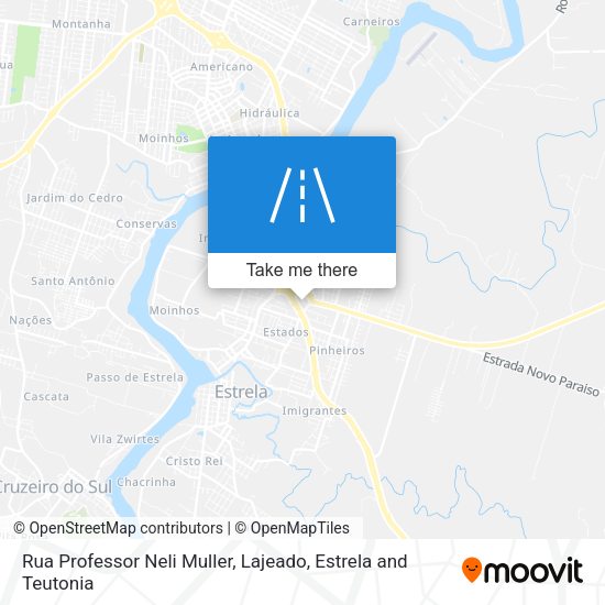 Rua Professor Neli Muller map