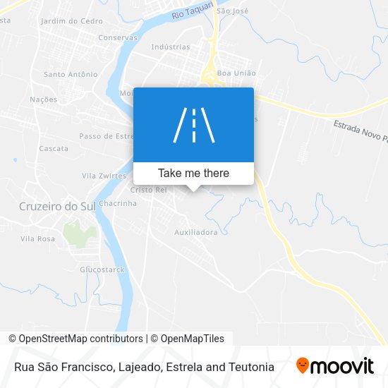 Rua São Francisco map
