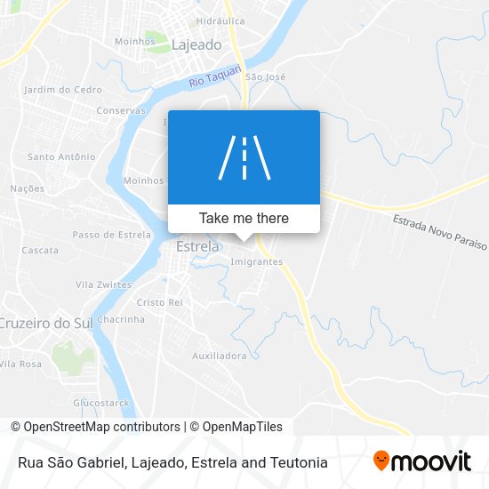 Rua São Gabriel map