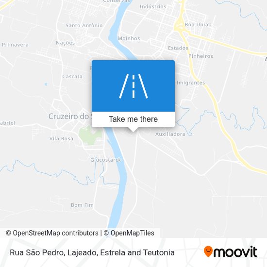Rua São Pedro map