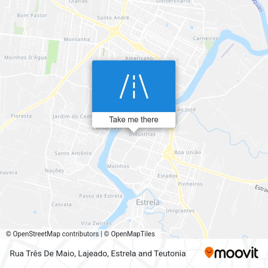 Rua Três De Maio map