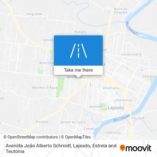 Avenida João Alberto Schmidt map