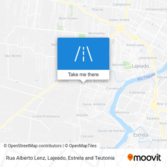Rua Alberto Lenz map