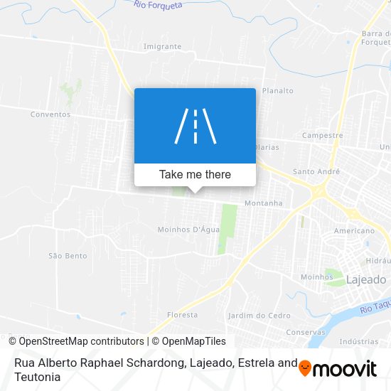Rua Alberto Raphael Schardong map