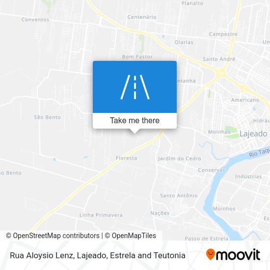 Rua Aloysio Lenz map