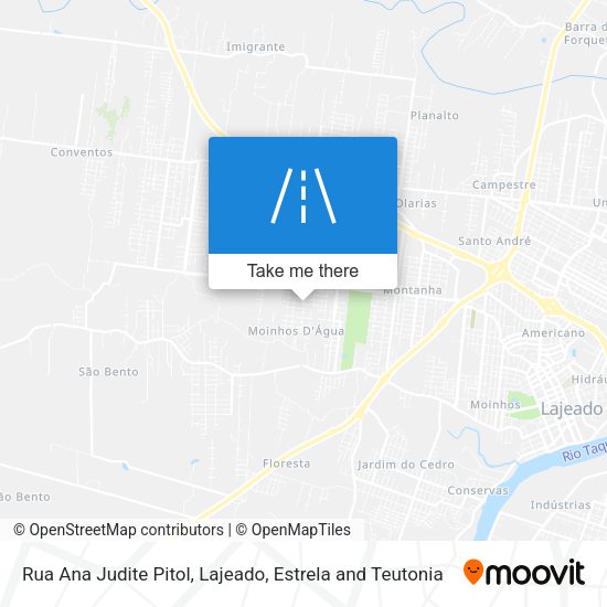 Rua Ana Judite Pitol map