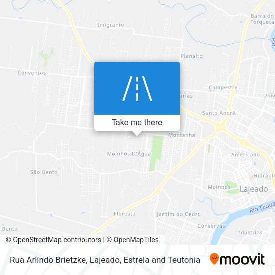 Rua Arlindo Brietzke map
