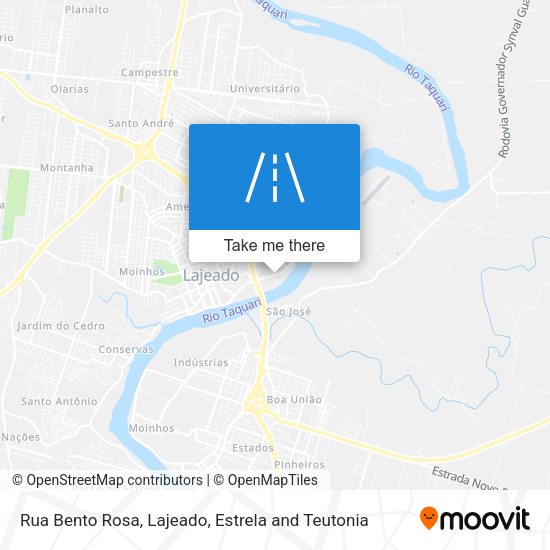 Rua Bento Rosa map