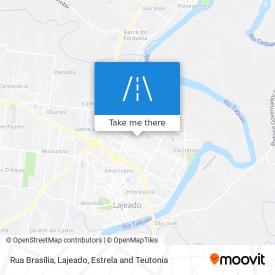 Mapa Rua Brasília