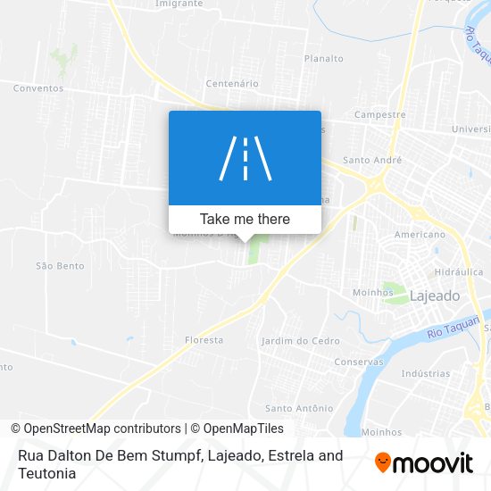 Rua Dalton De Bem Stumpf map